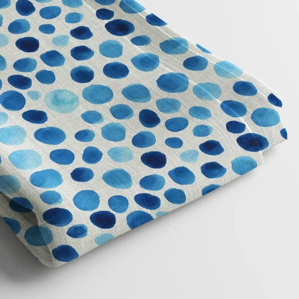 Arihant Creations Muslin Digital Printed Fabric  | Poly Blend, 44 Width, Unstitched, Soft, Lightweight - Muslin