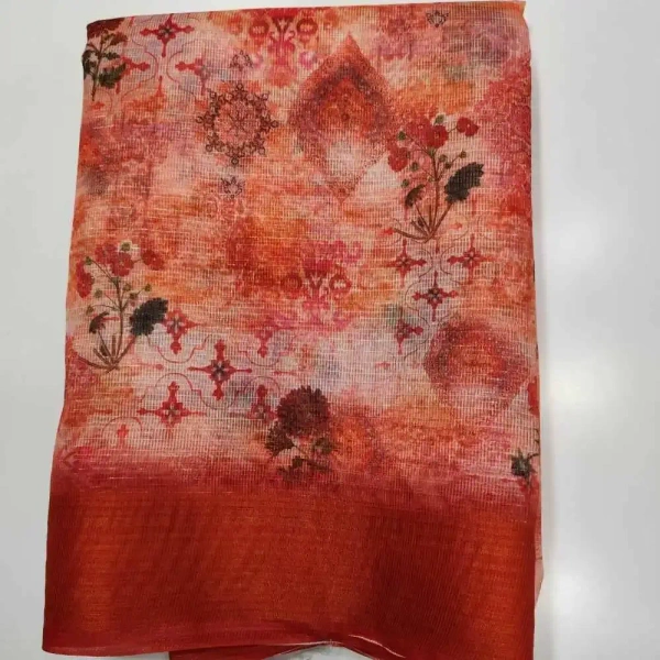 Arihant Creations Digital Print Cotton Supernet Saree Manufacturer & Wholesaler