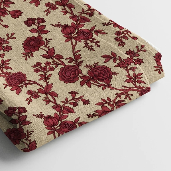 Arihant Creations Rayon Digital Print Fabric  | 44 Width, Unstitched, Poly Blend - Rayon