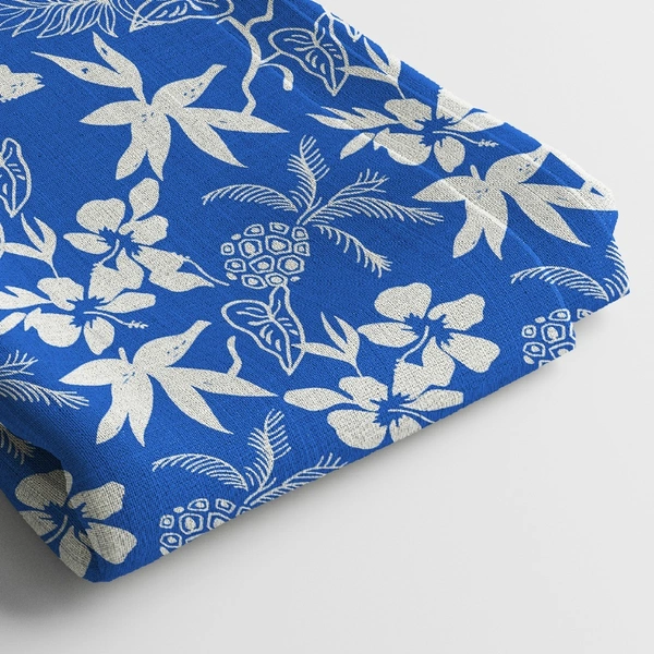 Arihant Creations Muslin Digital Printed Fabric  | Poly Blend, 44 Width, Unstitched, Soft, Lightweight - Muslin