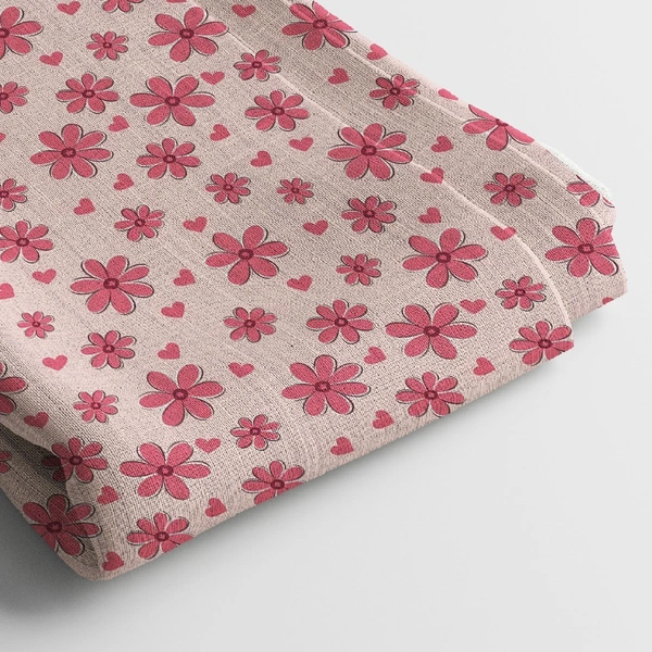 Arihant Creations Georgette Digital Print Fabric  | 44 Width, Unstitched - Georgette