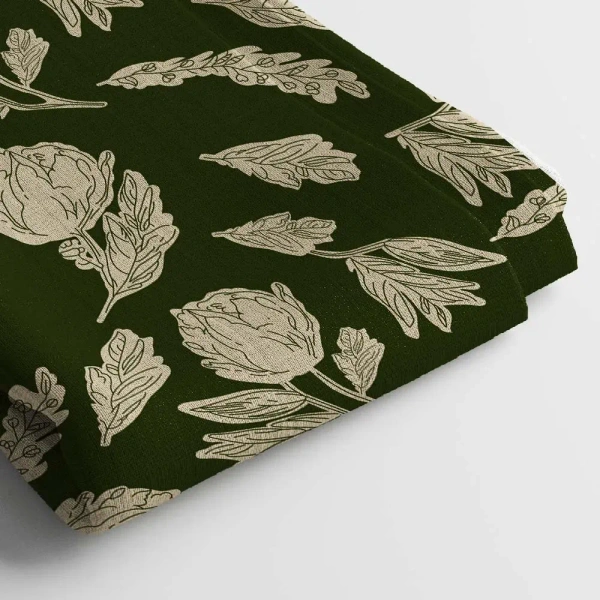 Arihant Creations Poly Cotton Digital Printed Fabric, 44 Inches, Soft & Lightweight For Women Clothing - Poly Cotton