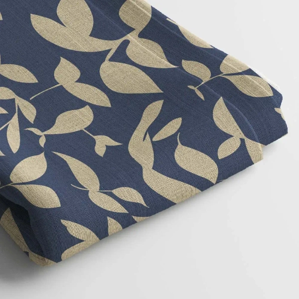 Arihant Creations Linen Cotton Digital Print Fabric  | 44 Width, Unstitched, Poly Blend - Linen