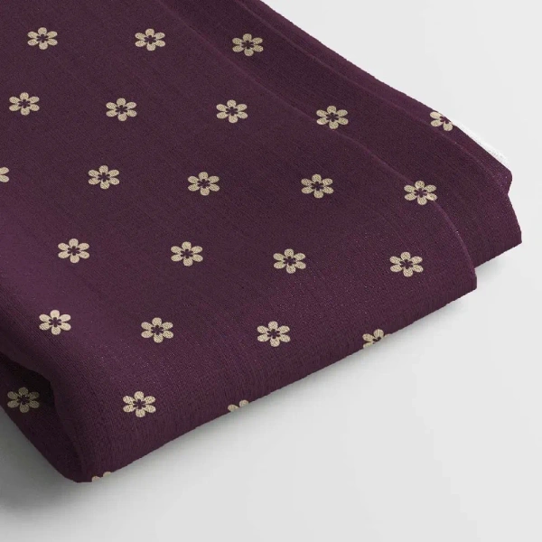 Arihant Creations Poly Cotton Digital Printed Fabric, 44 Inches, Soft & Lightweight For Women Clothing - Poly Cotton