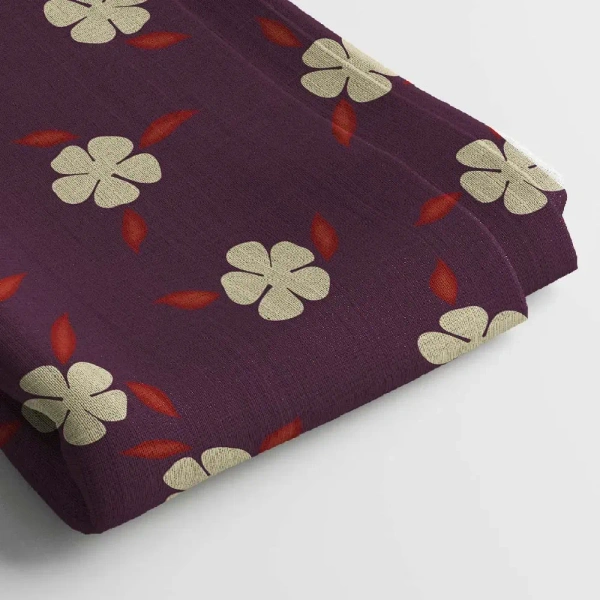 Arihant Creations Georgette Digital Print Fabric  | 44 Width, Unstitched - Georgette