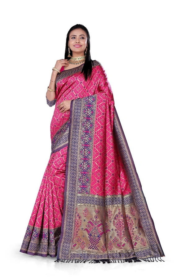 VEEROSA Banarasi Silk Saree