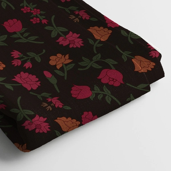 Arihant Creations Georgette Digital Print Fabric  | 44 Width, Unstitched - Georgette