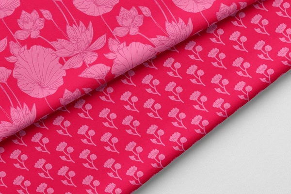Arihant Creations Poly Cotton Top Bottom Digital Printed Set, 2.5 Mtr Top With 2.5 Mtr Bottom, Cotton Fabric - Cotton
