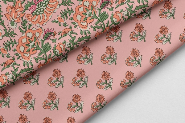 Arihant Creations Poly Cotton Top Bottom Digital Printed Set, 2.5 Mtr Top With 2.5 Mtr Bottom, Cotton Fabric - Cotton