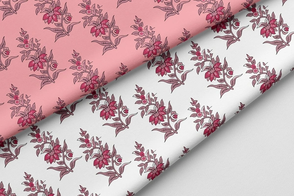 Arihant Creations Poly Cotton Top Bottom Digital Printed Set, 2.5 Mtr Top With 2.5 Mtr Bottom, Cotton Fabric - Cotton