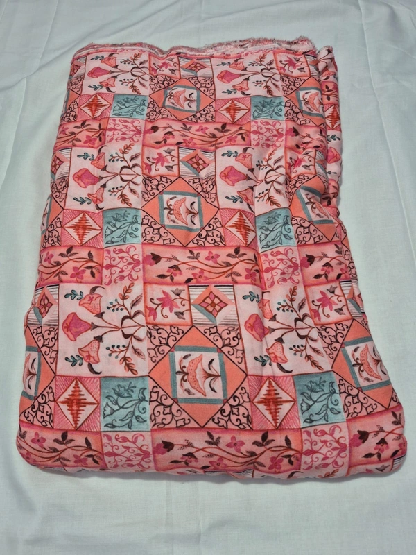 Arihant Creations Pure Viscose Rayon Digital Printed Fabric, 2.5 MTR CUT, Unstitched, Soft & Lightweight - Pure Viscose Rayon