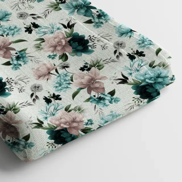 Arihant Creations Georgette Digital Print Fabric  | 44 Width, Unstitched - Georgette