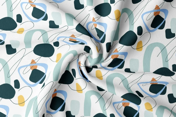 Arihant Creations Poly Rayon Digital Printed Fabric, Soft Fabric, , Durable, 44 Inches Width - Rayon