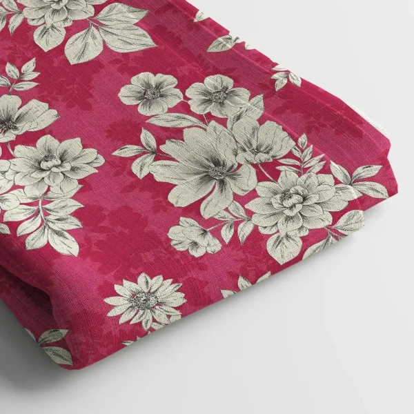 Arihant Creations Georgette Digital Print Fabric  | 58 Width, Unstitched - Georgette