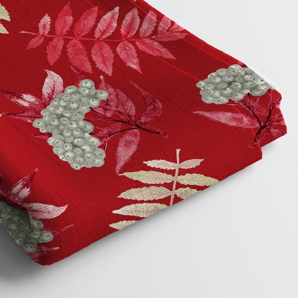 Arihant Creations Linen Cotton Digital Print Fabric  | 44 Width, Unstitched, Poly Blend - Linen