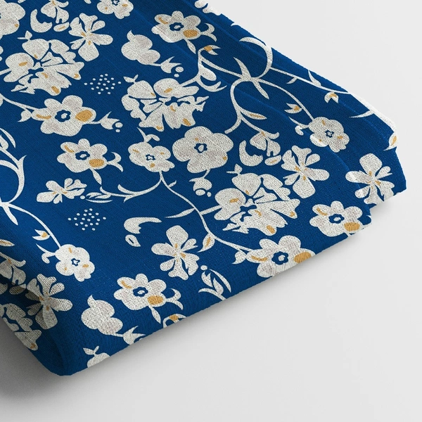 Arihant Creations Poly Cotton Digital Printed Fabric, 44 Inches, Soft & Lightweight For Women Clothing - Poly Cotton