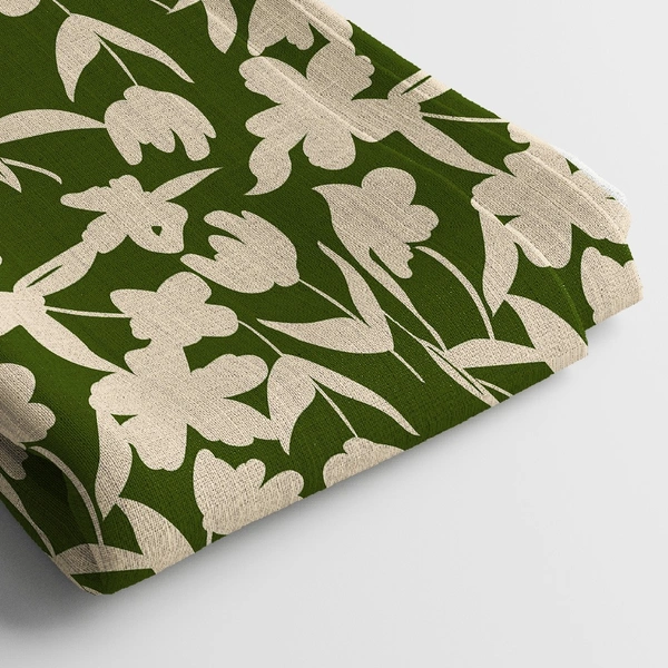Arihant Creations Poly Cotton Digital Printed Fabric, 44 Inches, Soft & Lightweight For Women Clothing - Poly Cotton