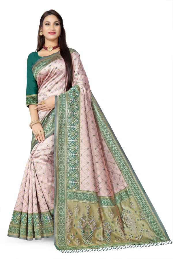 VEEROSA Banarasi Silk Saree