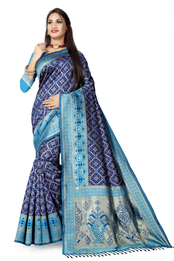 VEEROSA Banarasi Silk Saree