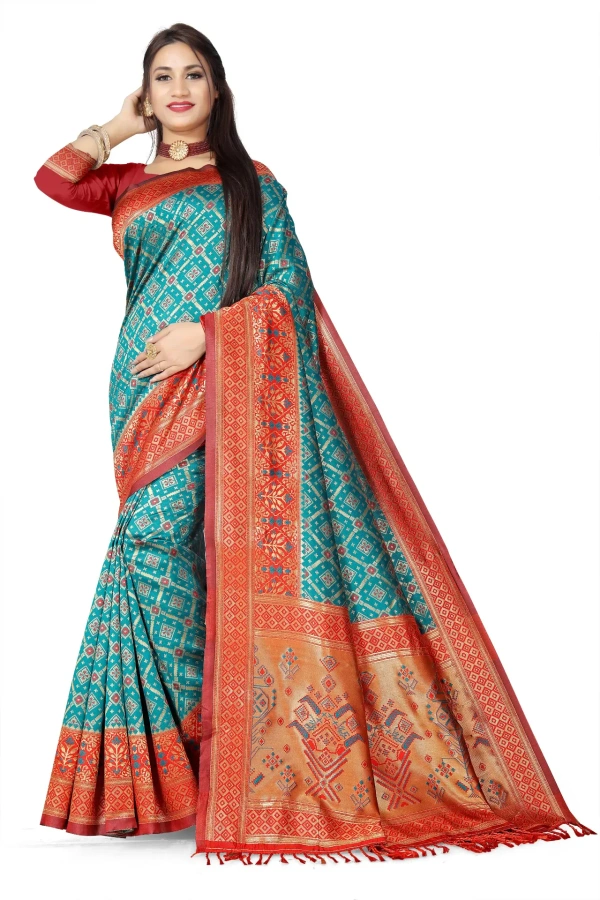 VEEROSA Banarasi Silk Saree
