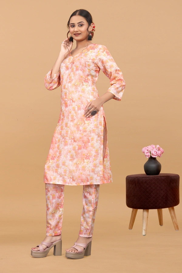 Arihant Creations Women's Cotton Digital Printed Co-Ord Set - Breathable, Stylish & Ready-to-Wear - Large (L), Large (L)
