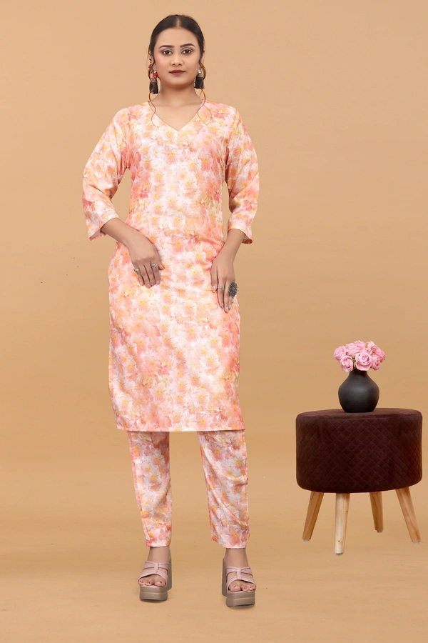 Arihant Creations Women's Cotton Digital Printed Co-Ord Set - Breathable, Stylish & Ready-to-Wear - Large (L), Large (L)