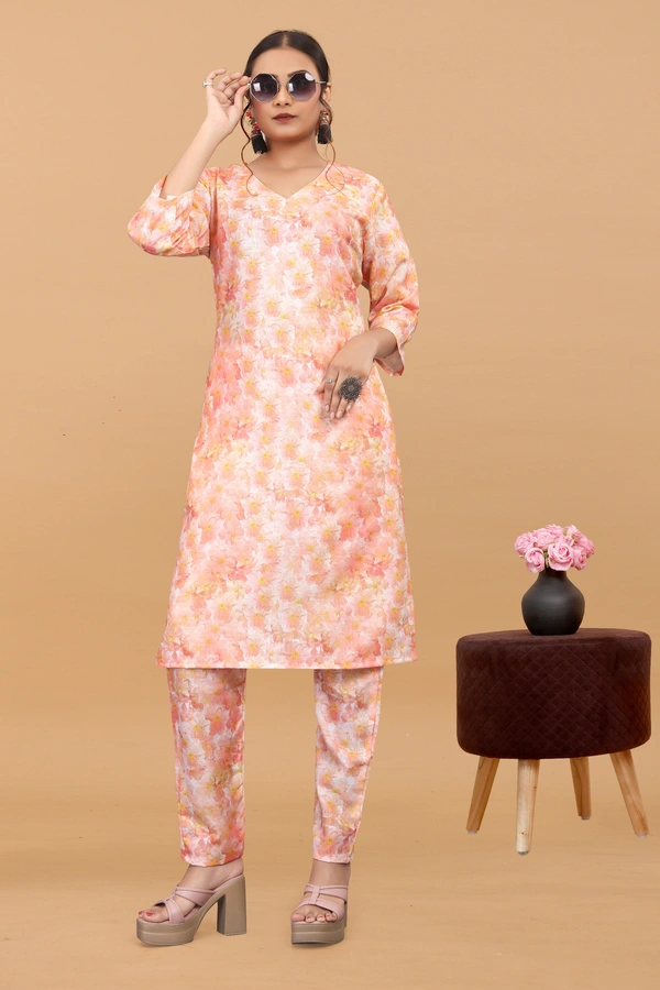 Arihant Creations Women's Cotton Digital Printed Co-Ord Set - Breathable, Stylish & Ready-to-Wear - Large (L), Large (L)