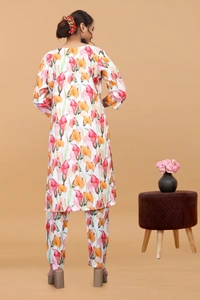 Arihant Creations Women's Cotton Digital Printed Co-Ord Set - Breathable, Stylish & Ready-to-Wear - Large (L), Large (L)