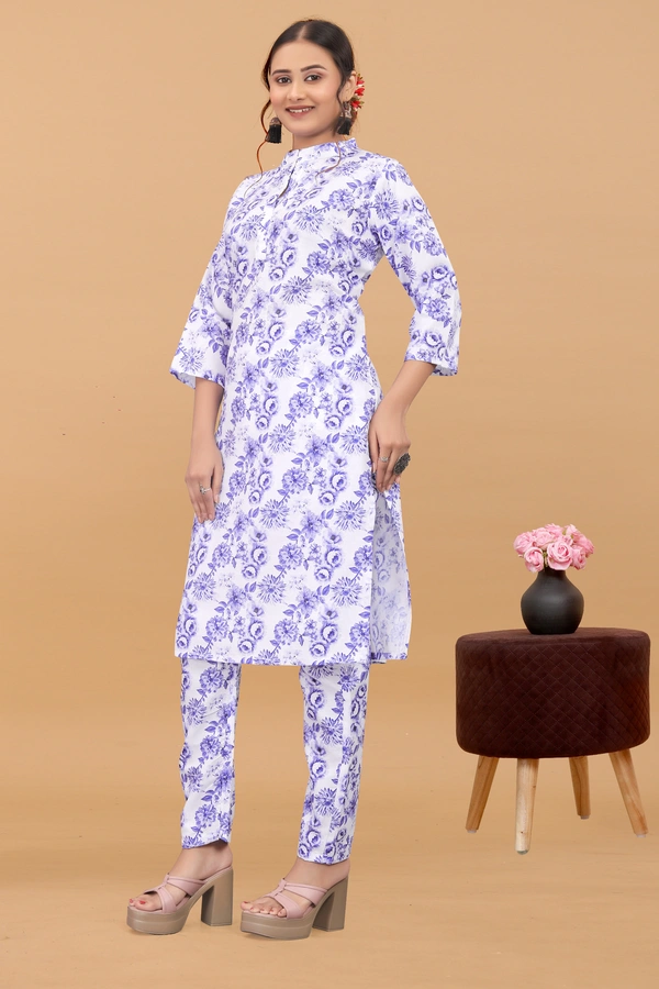 Arihant Creations Women's Cotton Digital Printed Co-Ord Set - Stylish, Breathable & Ready-to-Wear - Large (L), Large (L)