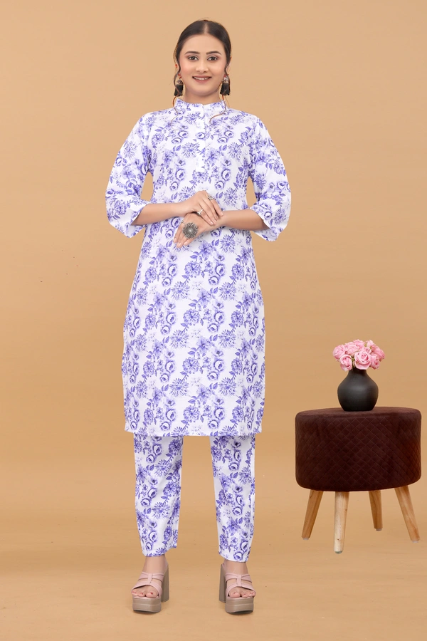 Arihant Creations Women's Cotton Digital Printed Co-Ord Set - Stylish, Breathable & Ready-to-Wear - Large (L), Large (L)