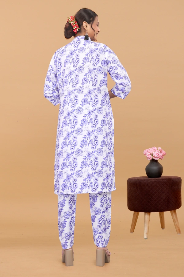 Arihant Creations Women's Cotton Digital Printed Co-Ord Set - Stylish, Breathable & Ready-to-Wear - Large (L), Large (L)