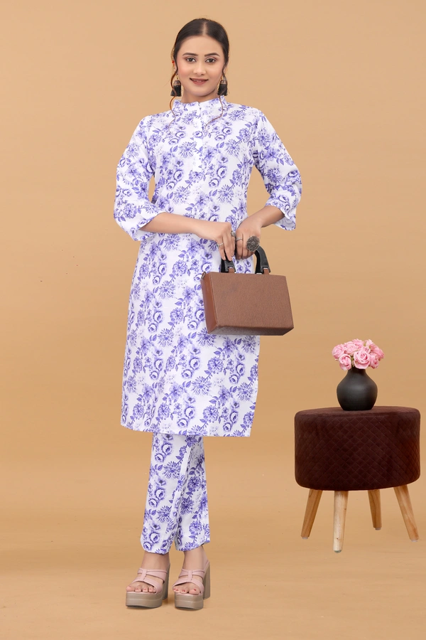 Arihant Creations Women's Cotton Digital Printed Co-Ord Set - Stylish, Breathable & Ready-to-Wear - Large (L), Large (L)