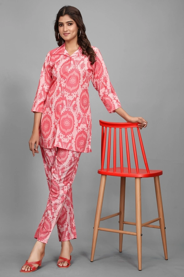 Arihant Creations Women's Heavy Rayon Printed Co-Ord Set - Stylish & Comfortable - Extra Large (XL), Extra Large (XL)