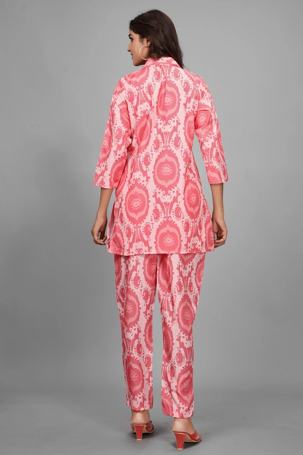 Arihant Creations Women's Heavy Rayon Printed Co-Ord Set - Stylish & Comfortable - Extra Large (XL), Extra Large (XL)