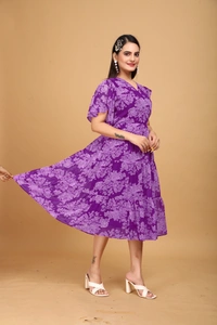 Arihant Creations Women's Printed Georgette Gown - Flowy, Soft - Extra Large (XL), Extra Large (XL)