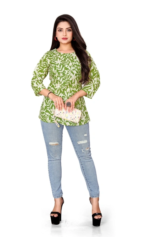 Arihant Creations Women's Rayon Casual Top - Soft & Stylish - Doulbe XL (XXL), Doulbe XL (XXL)