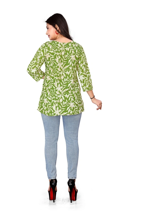 Arihant Creations Women's Rayon Casual Top - Soft & Stylish - Doulbe XL (XXL), Doulbe XL (XXL)