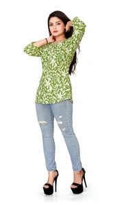 Arihant Creations Women's Rayon Casual Top - Soft & Stylish - Doulbe XL (XXL), Doulbe XL (XXL)