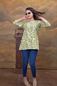Arihant Creations Women's Rayon Casual Top - Soft & Stylish - Large (L), Large (L)