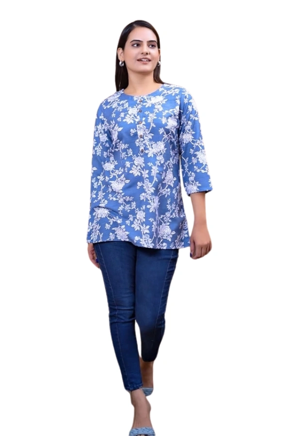 Arihant Creations Women's Rayon Casual Top - Soft & Stylish - Extra Large (XL), Extra Large (XL)