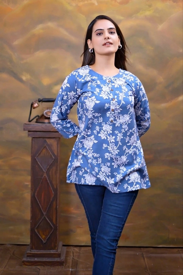 Arihant Creations Women's Rayon Casual Top - Soft & Stylish - Extra Large (XL), Extra Large (XL)