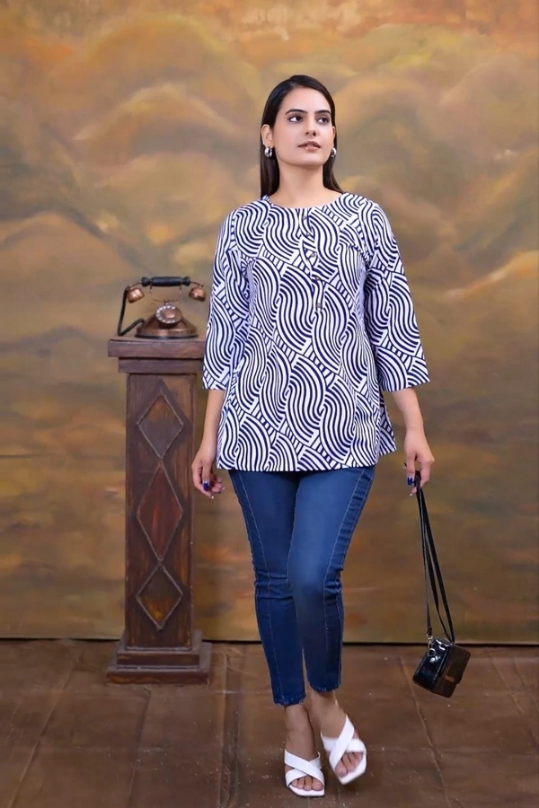 Arihant Creations Women's Rayon Casual Top - Soft & Stylish - Extra Large (XL), Extra Large (XL)