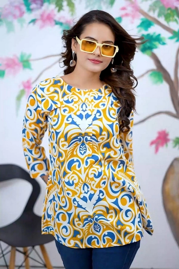Arihant Creations Women's Rayon Casual Top - Soft & Stylish - Extra Large (XL), Extra Large (XL)