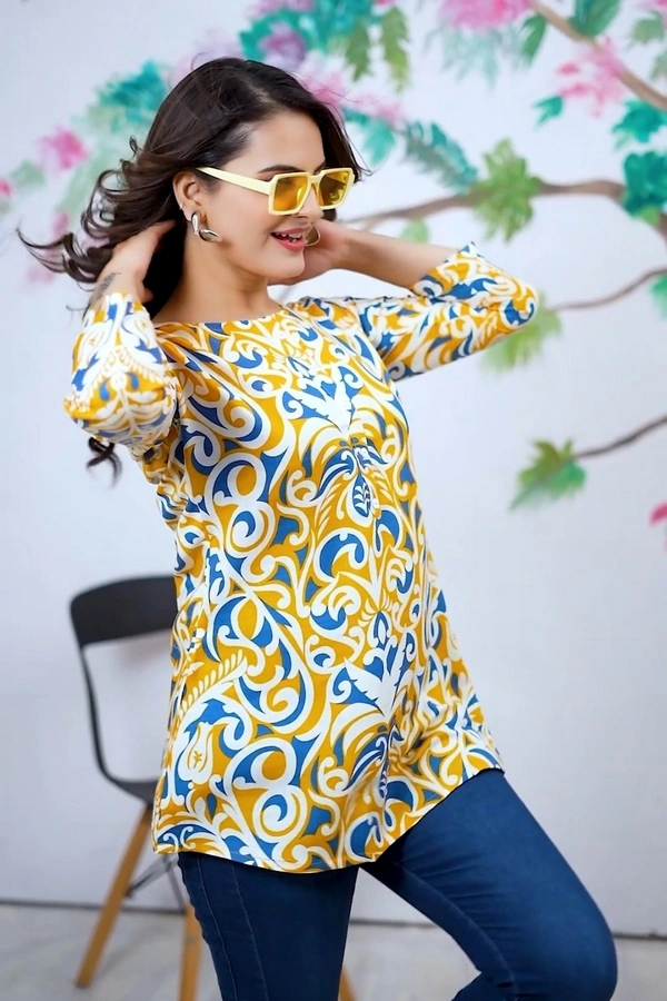 Arihant Creations Women's Rayon Casual Top - Soft & Stylish - Extra Large (XL), Extra Large (XL)