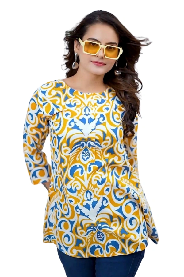 Arihant Creations Women's Rayon Casual Top - Soft & Stylish - Extra Large (XL), Extra Large (XL)