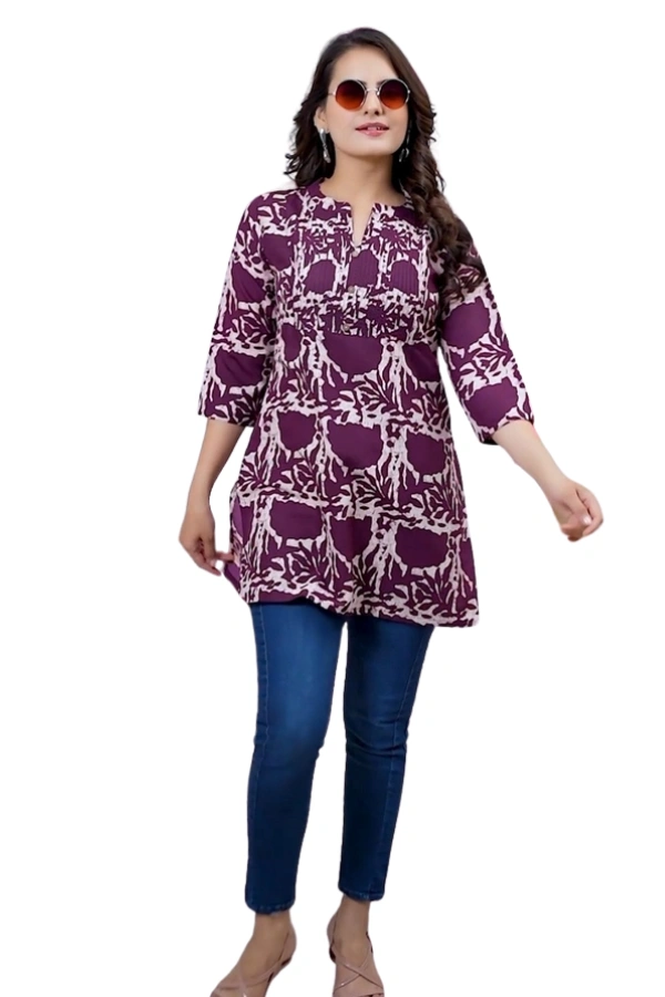 Arihant Creations Women's Rayon Casual Top - Soft & Stylish - Double XL (XXL), Double XL (XXL)