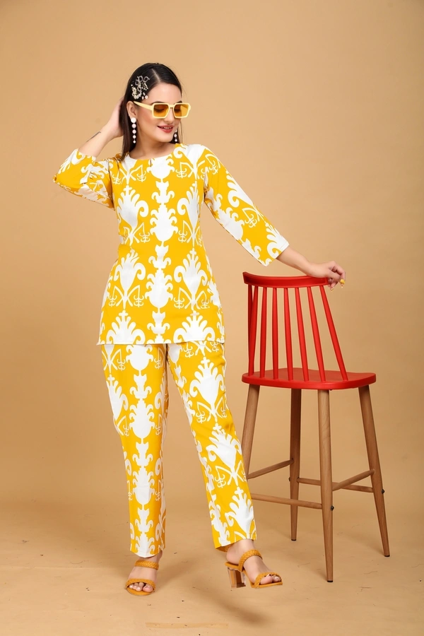 Arihant Creations Women's Rayon Co-ord Set - TRENDING, Soft, Stylish - Small (S), Small (S)