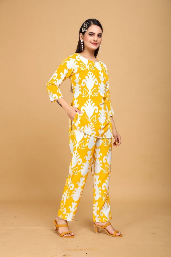 Arihant Creations Women's Rayon Co-ord Set - TRENDING, Soft, Stylish - Small (S), Small (S)