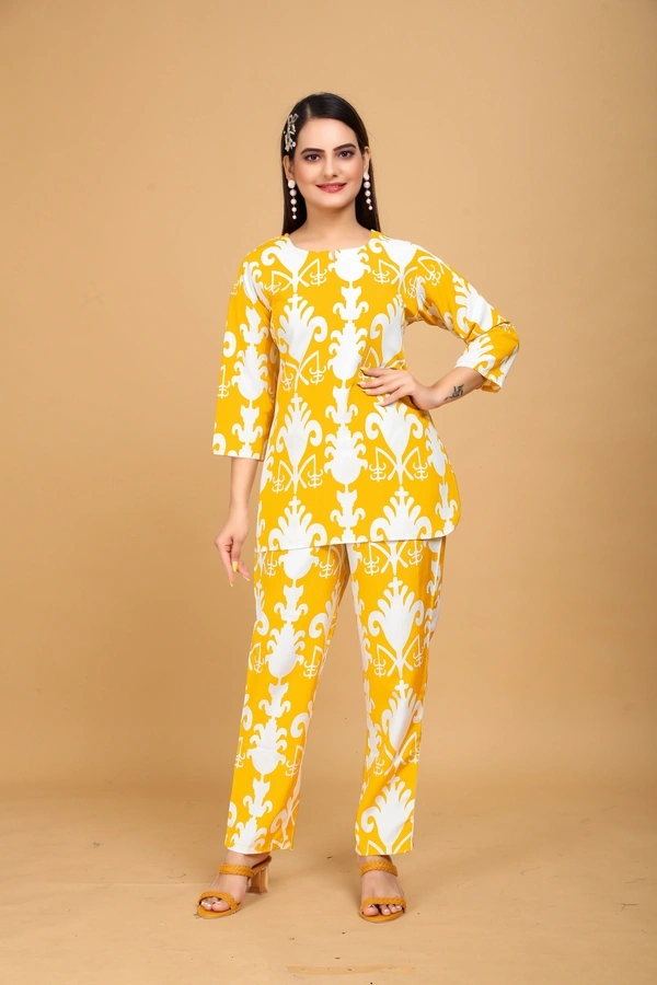 Arihant Creations Women's Rayon Co-ord Set - TRENDING, Soft, Stylish - Small (S), Small (S)