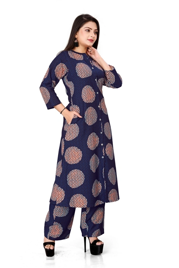 Arihant Creations Women's Rayon Long Co-Ord Set - Elegant & Comfortable - Extra Large (XL), Extra Large (XL)
